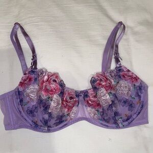 Victoria's Secret lavender unlined balconette bra
